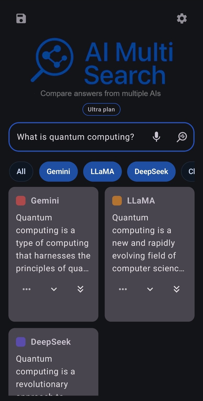 AI Multi Search screenshot 3