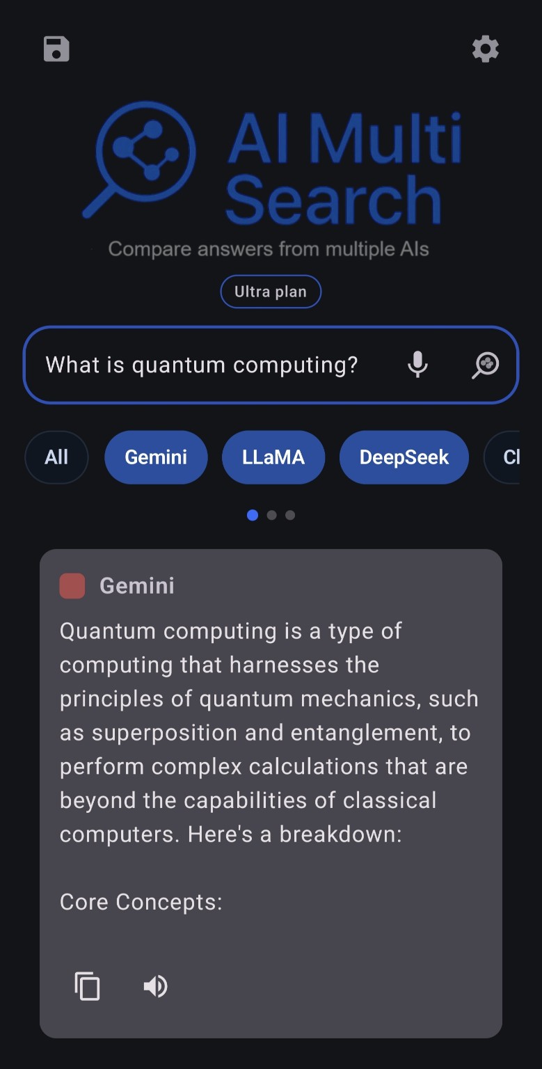 AI Multi Search screenshot 4