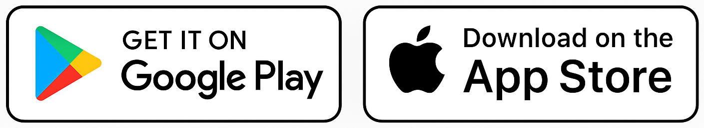 Get it on Google Play and Download on the App Store